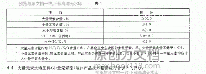 NY 1107-2010 大量元素水溶肥料水分檢測-卡爾費休容量法